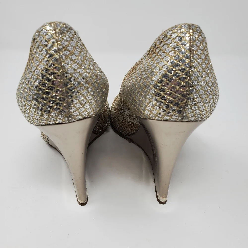 Jimmy Choo Champagne Wedges